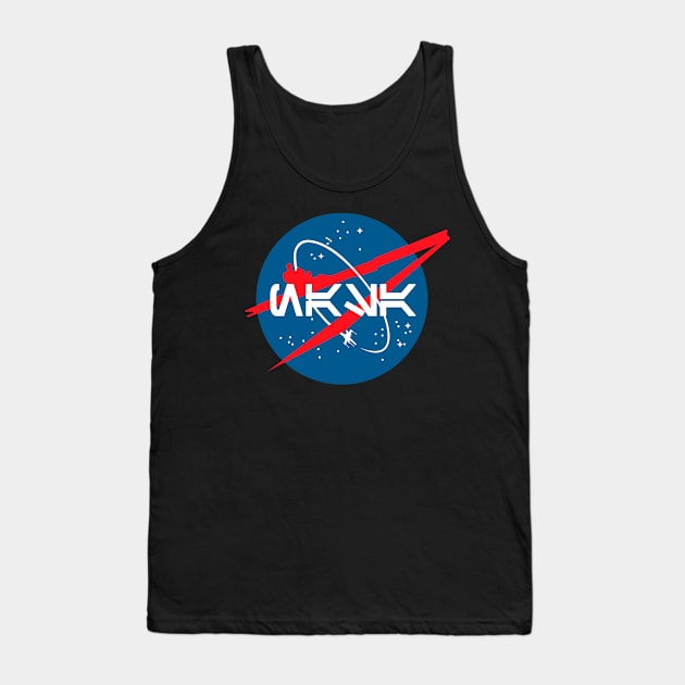 Aurebesh NASA Tank Top by groovyraffraff